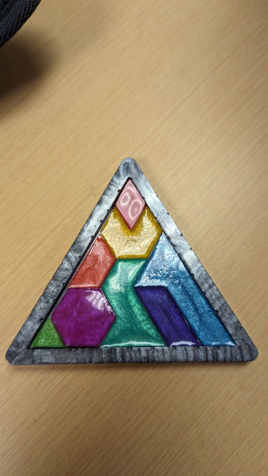 Triangle Tangram of 8 Pieces – Robert Mitchell Jr.